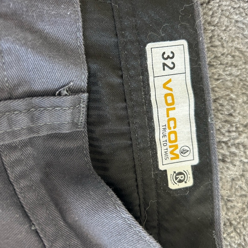 Volcom Charcoal Casual Trousers